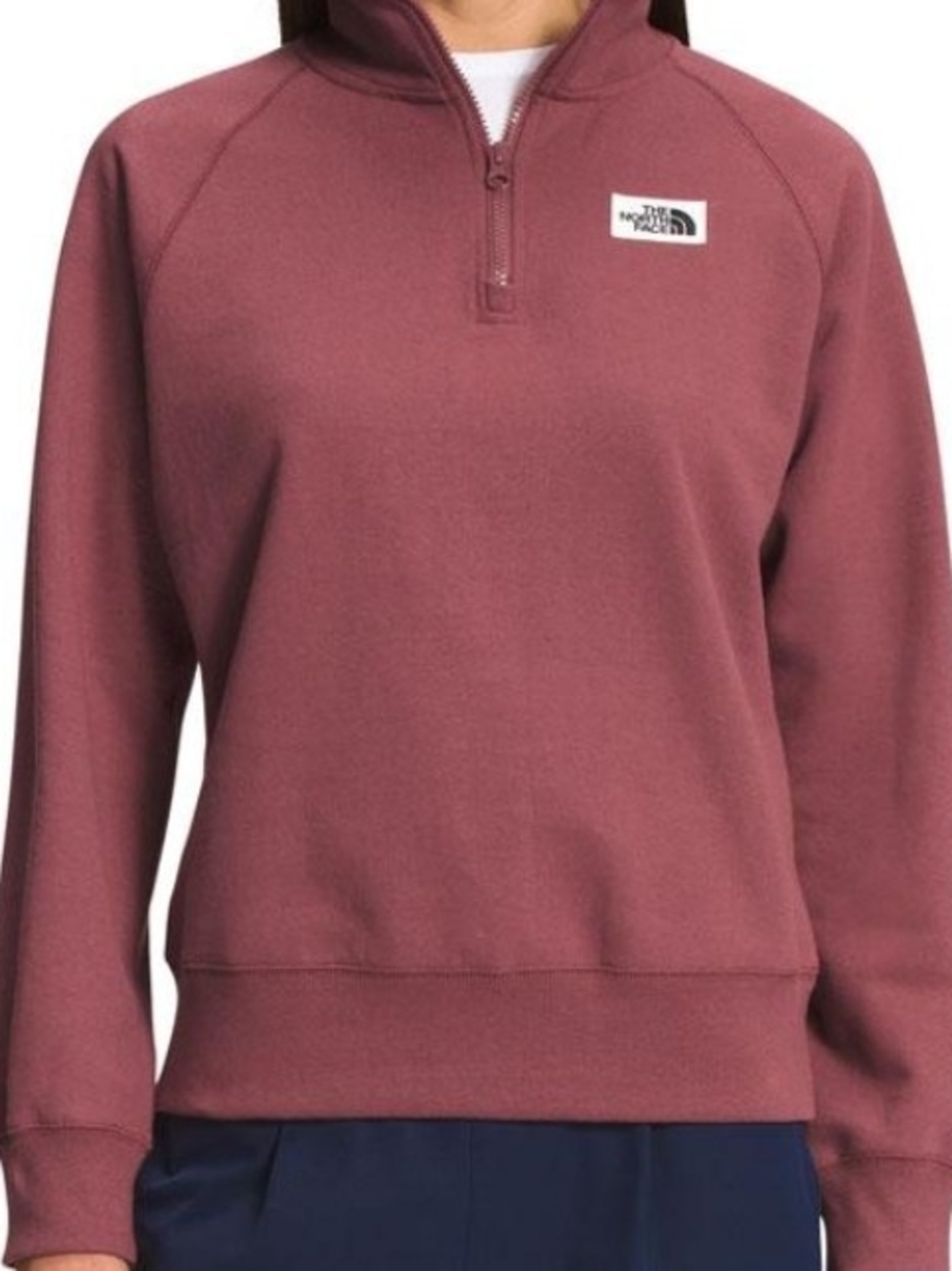 The North Face Women's 1/4 Zip Pullover - Rose Mauve